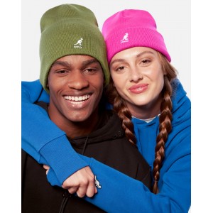 Kangol Acrylic Cuff Pull-On  Electric Pink
